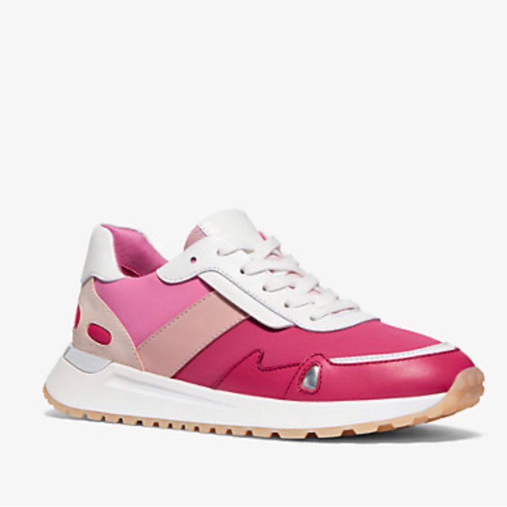 MICHAEL Michael Kors Pink and White Sneakers